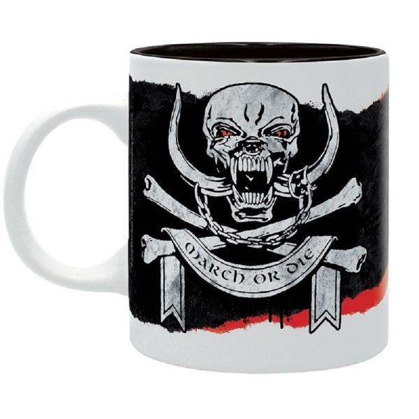 Motörhead Tasse March or Die Kaffeebecher Warpig Logo Mug Geschenkbox