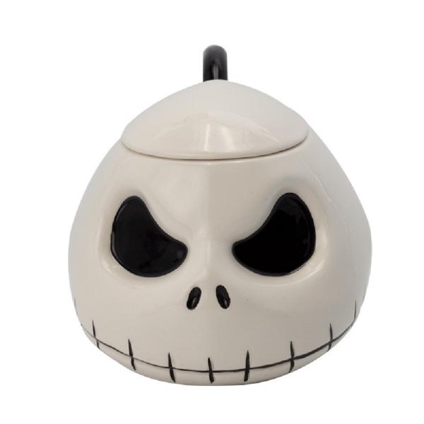 Nightmare before Christmas Tasse Jack Skellington 3D Kaffeebecher Logo Face Kaffeetasse Mug Geschenkbox Disney 1