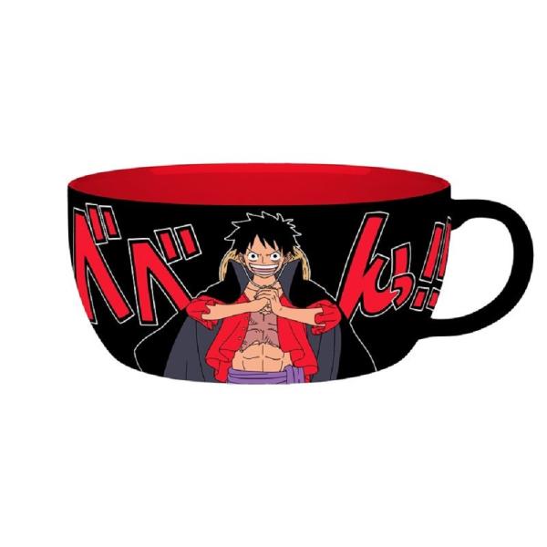 One Piece Luffy Ruffy Müslischüssel + Tasse Logo Strohhutbande 2