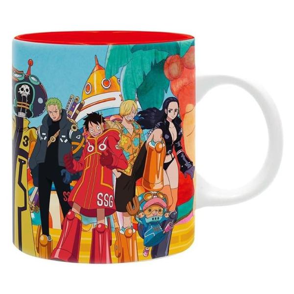 One Piece Tasse Luffy Ruffy Kaffeebecher Strohhut Bande Logo Mug Keramik Geschenkbox