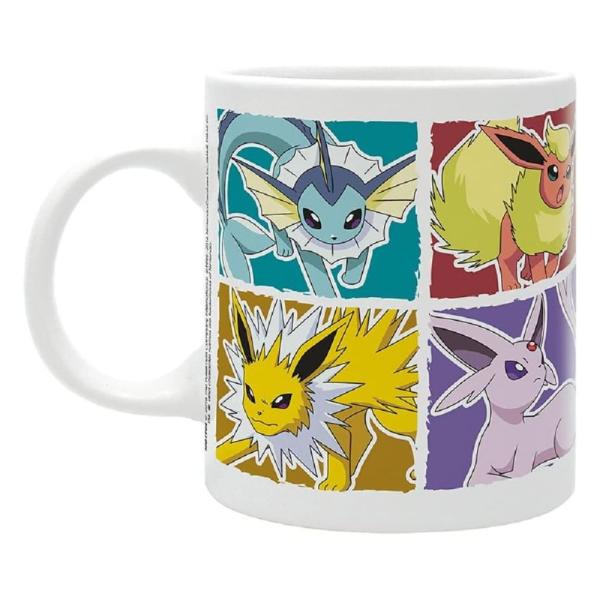 Pokemon Evoli Tasse Evolution Kaffeebecher Logo Kaffeetasse Mug Geschenkbox