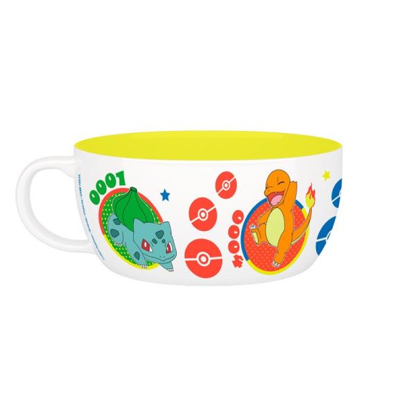 Pokemon Pikachu Schiggy Bisasam Müslischüssel + Tasse Logo Glumanda  Müslischale Kaffeebecher Geschenkbox Nintendo 2