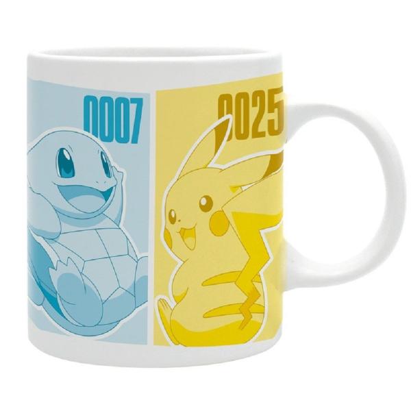 Pokemon Pikachu Schiggy Tasse Glumanda Kaffeebecher Bisasam Mug Keramik Geschenkbox 1