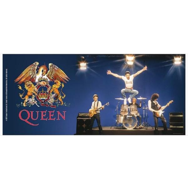 Queen Tasse Freddie Mercury Kaffeebecher Flash Logo Band Mug Geschenkbox 2
