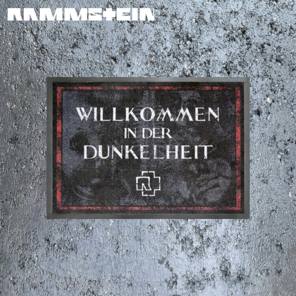 Rammstein - Willkommen in der Dunkelheit Fußmatte