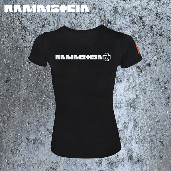 Rammstein Logo Damen T-Shirt Glow in the Dark