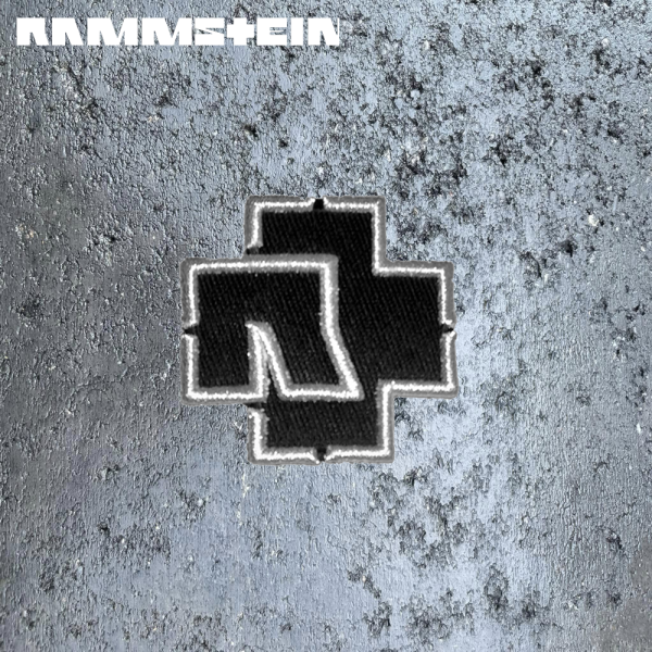 Rammstein Logo Aufnäher