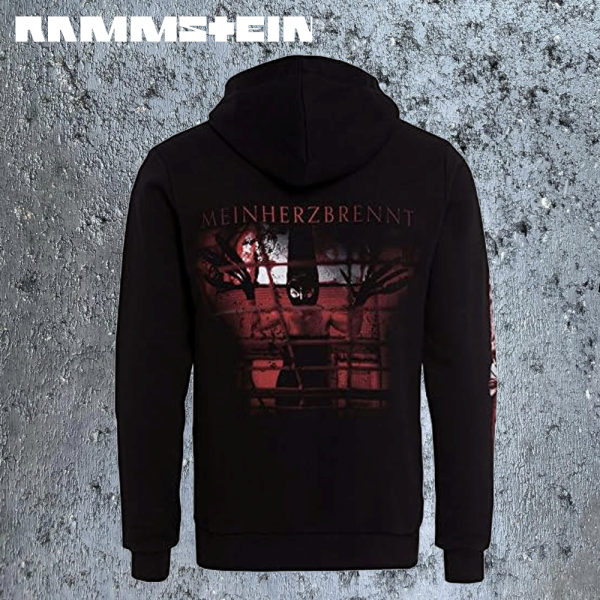 Rammstein Mein Herz Brennt Herren Kapuzenpullover