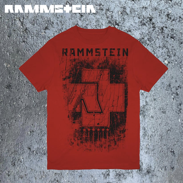 Rammstein Sechs Herzen T-Shirt Rot