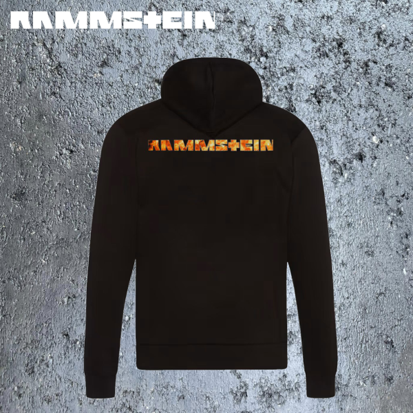 Rammstein Lava Logo Herren Hoodie Pullover
