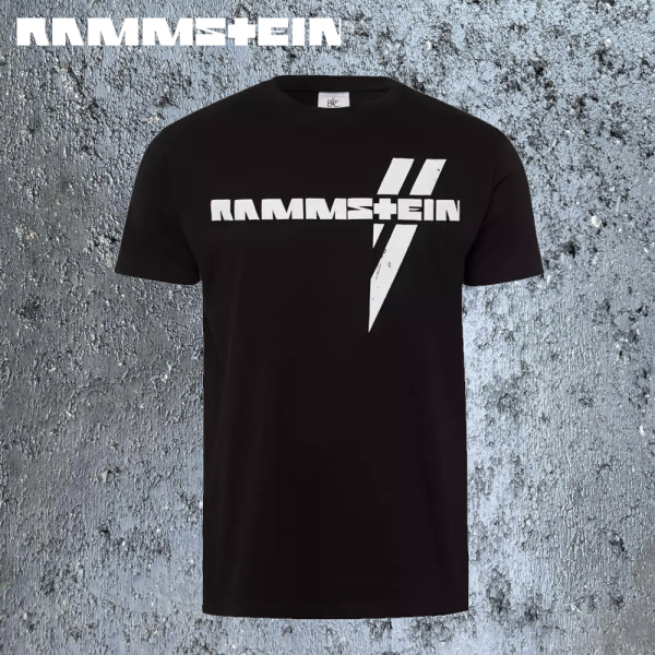 Rammstein weisse Balken Herren T-Shirt