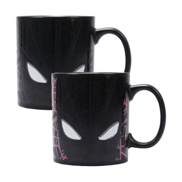 Spiderman Tasse Spider-Man Thermoeffekt Kaffeebecher Marvel Geschenkbox