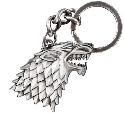 Game of Thrones Schattenwolf Wappen Schlüsselanhänger