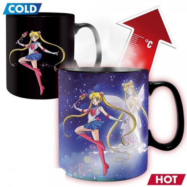 Sailor Moon Chibi thermoeffkt XXL Tasse
