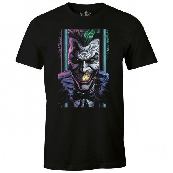 Joker Interment Face Herren T-Shirt Schwarz