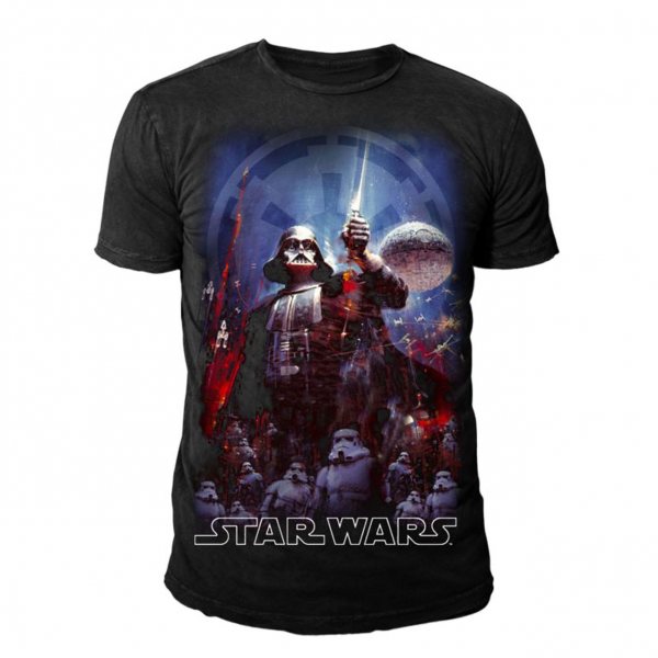 Star Wars - The Empire Poster Herren T-Shirt Schwarz