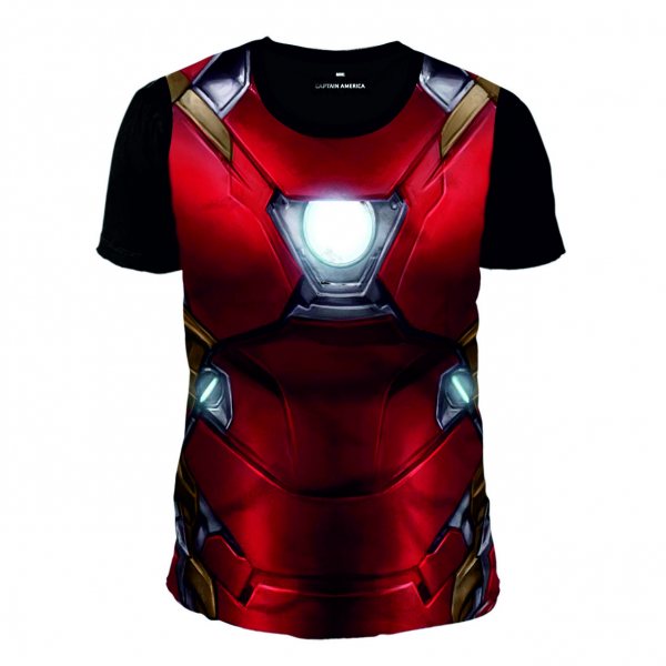 Marvel Iron Man Suit Herren T-Shirt Schwarz
