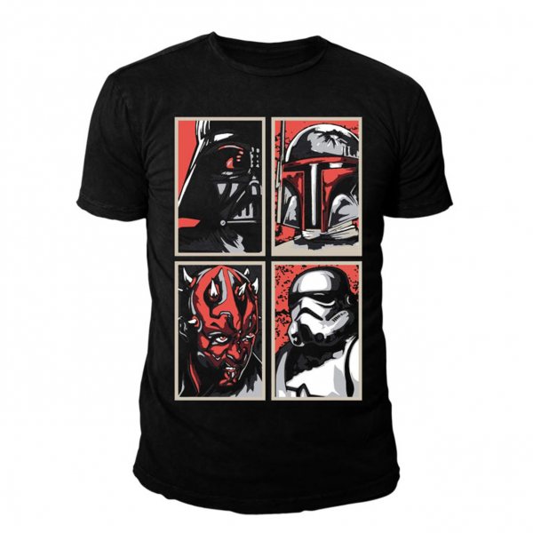 Star Wars - Icons Schurken Herren T-Shirt Schwarz