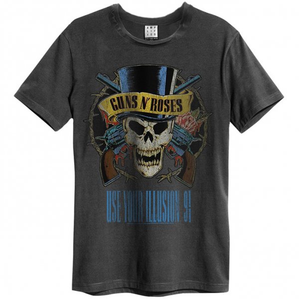 Amplified Guns N Roses Use your Illusion Herren T-Shirt Grau