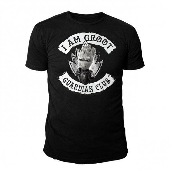 Marvel Comics Guardians of the Galaxy Groot Club T-Shirt Schwarz