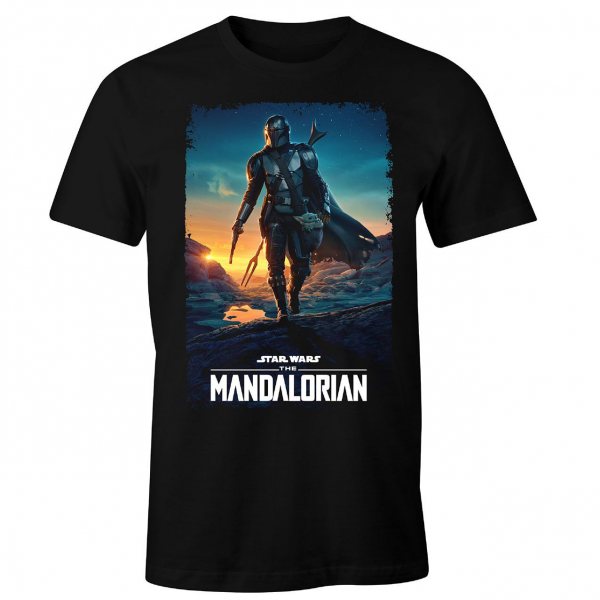The Mandalorian Staffel 2 Poster Herren T-Shirt Schwarz