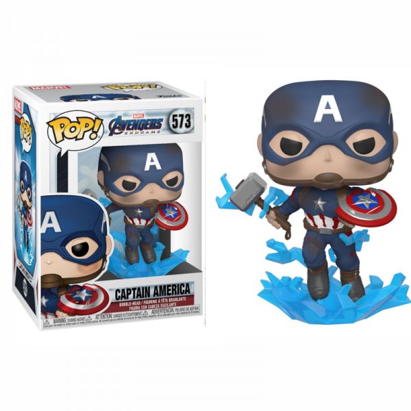 Captain America Mjölnir Avengers Endgame Funko Pop Figur