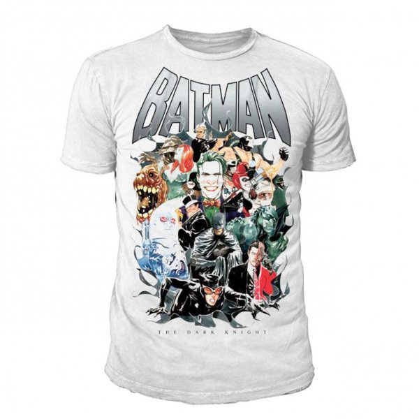 Batman JL Villains Herren T-Shirt Weiss