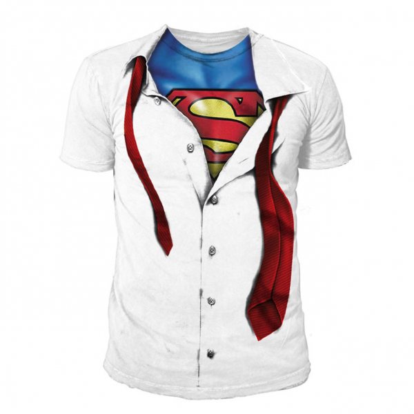 DC Comics Superman Clark Kent Suit Herren T-Shirt