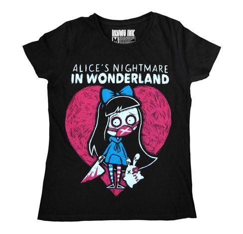 Akumu Ink Alice in Nightmare Wonderland T-Shirt Damen