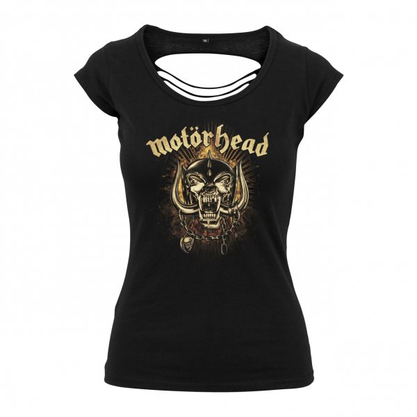 Merchcode Motörhead Razor Cut Warpig Logo T-Shirt Damen