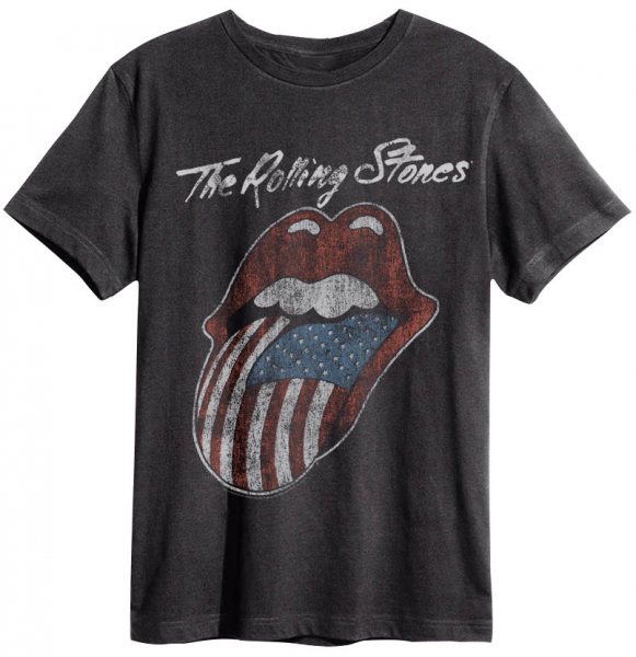 Amplified Rolling Stones US Logo T-Shirt