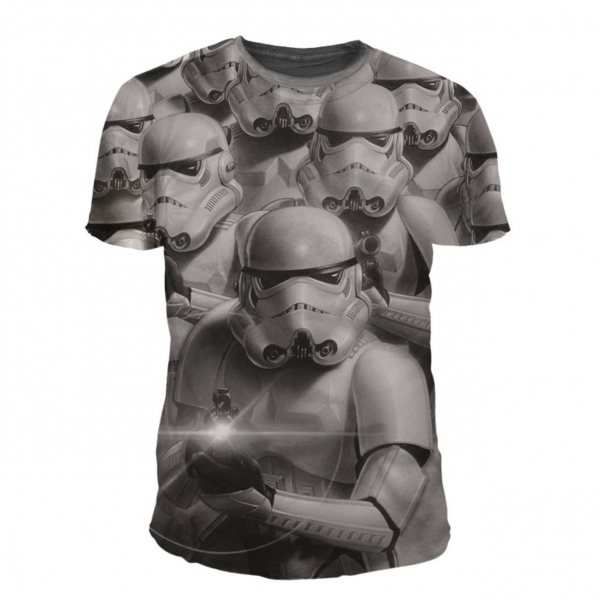 Star Wars Stormtrooper Trooper Sub Herren T-Shirt Grau