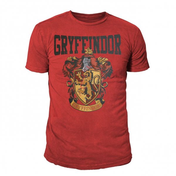 Harry Potter Gryffindor Wappen Herren T-Shirt Rot