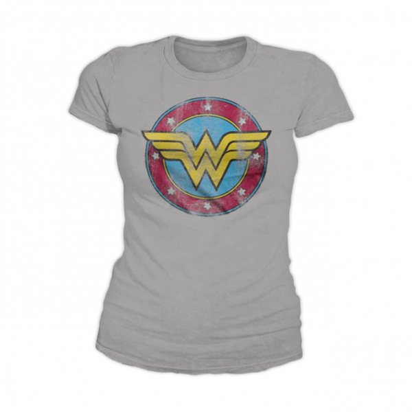 Wonder Woman Logo Damen T-Shirt Vintage