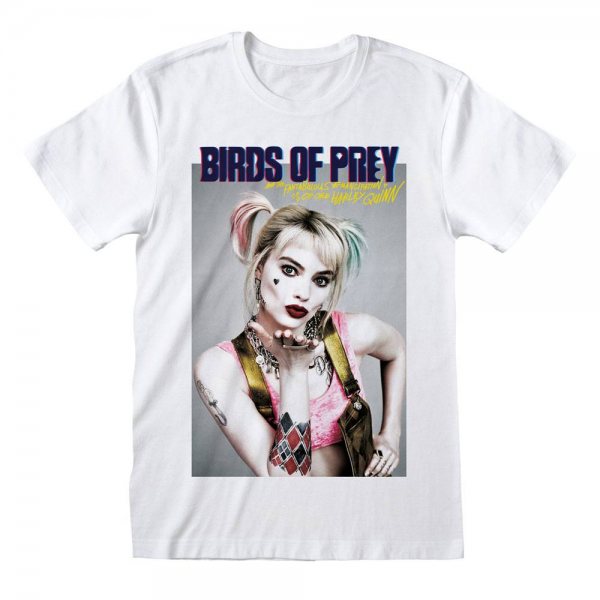 Birds of Prey Harley Quinn Herren T-Shirt Weiss