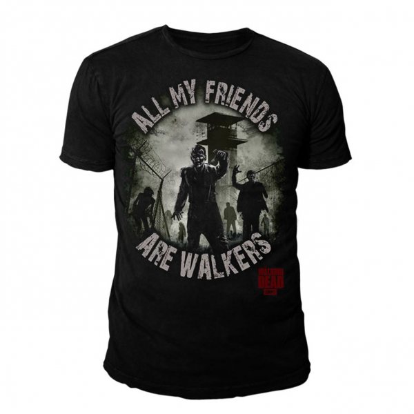 The Walking Dead Friends are Walker T-Shirt Schwarz