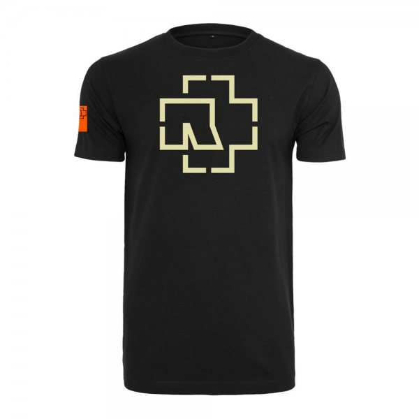 Rammstein Logo T-Shirt Schwarz Herren mit Rückenprint