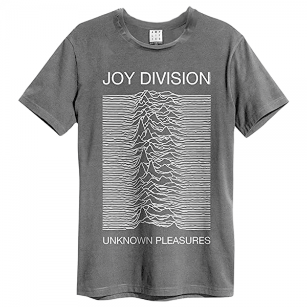 Amplified Joy Division Logo Herren T-Shirt Grau