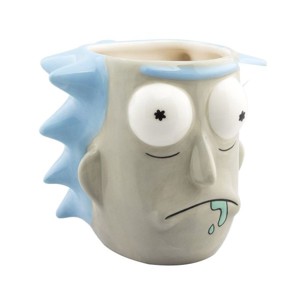 Rick and Morty Rick Sanchez 3D Tasse im Geschenkkarton
