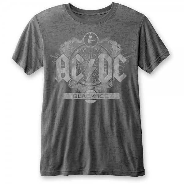 AC DC Black Ice T-Shirt Burnout