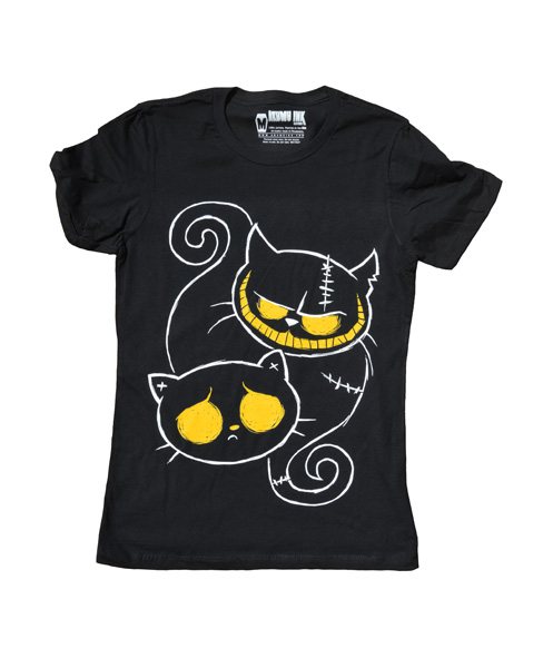 Akumu Ink Good Cat Evil Cat Damen T-Shirt