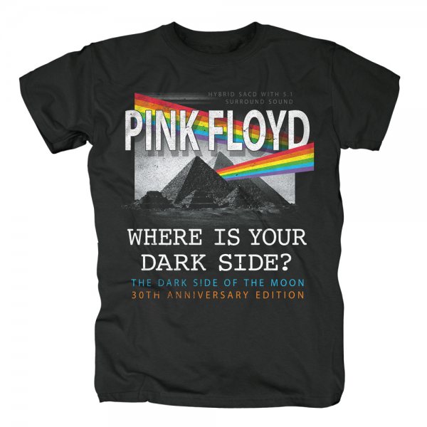 Pink Floyd Where is your Dark Side Herren T-Shirt Schwarz