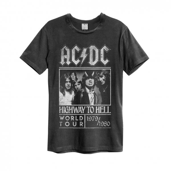 Amplified ACDC Highway to Hell World Tour T-Shirt Vintage Herren