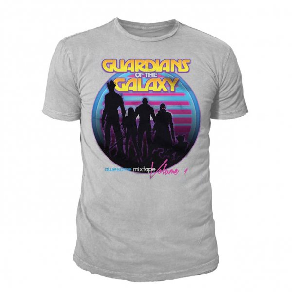 Marvel Comics Guardians of the Galaxy Mixtape Herren T-Shirt Grau