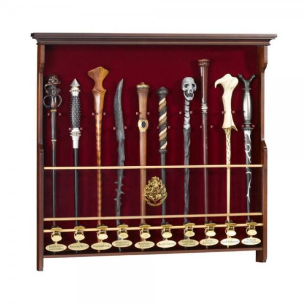 Harry Potter Zauberstab Sammlung Holz Regal Noble Collection