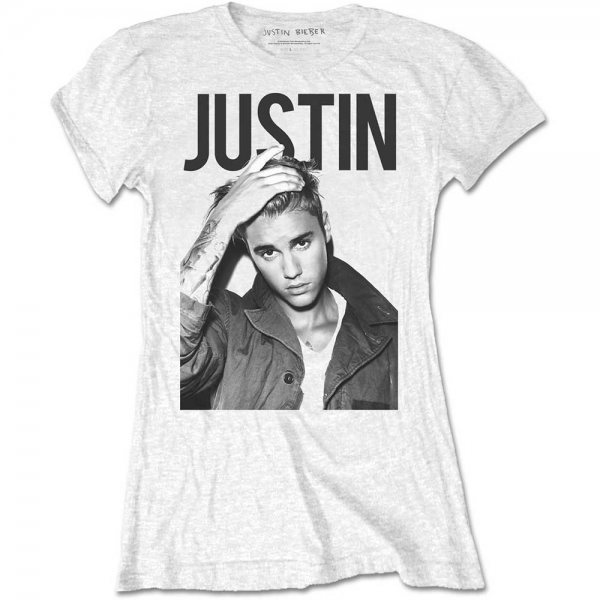Justin Bieber Photo T-Shirt Damen