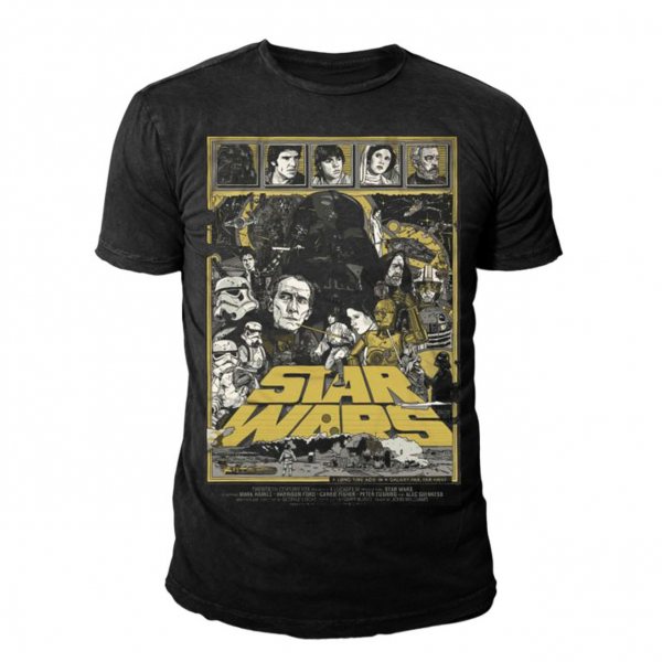 Star Wars Empire Poster Herren T-Shirt Schwarz