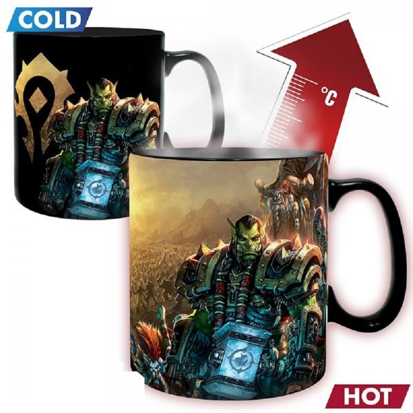 World of Warcraft Azeroth Thermoeffekt Tasse in Geschenkbox