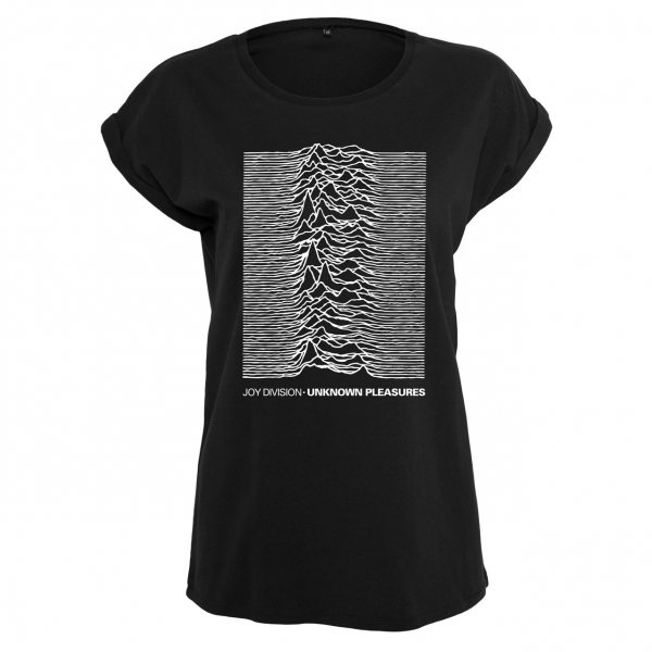 Merchcode Joy Division Unknown Pleasure Logo Oversize Damen T-Shirt