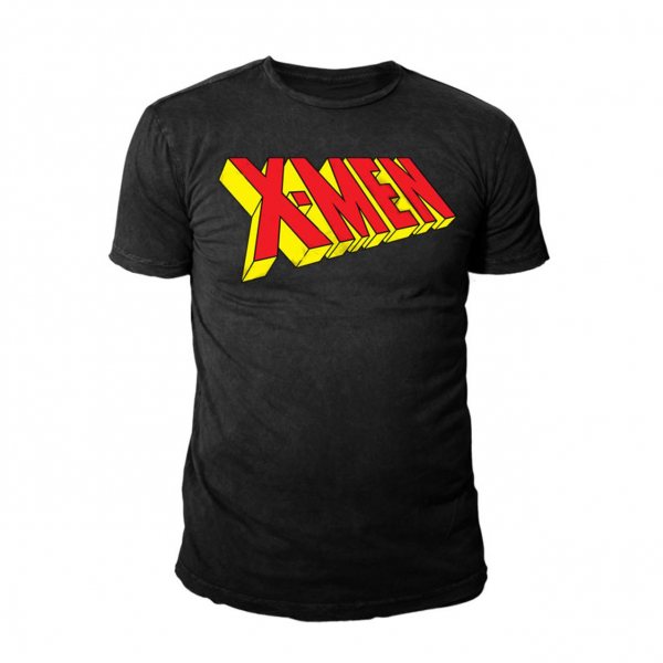 Marvel X-Men Logo Herren T-Shirt Schwarz